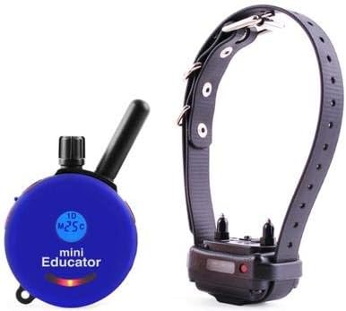 E-Collar Technologies ET-300 Series 1/2 Mile Remote Dog Training System + Free Colored Transmitter Skins Bundle (Blue)