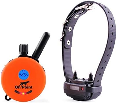 E-Collar Technologies ET-300 Series 1/2 Mile Remote Dog Training System + Free Colored Transmitter Skins Bundle (Orange)
