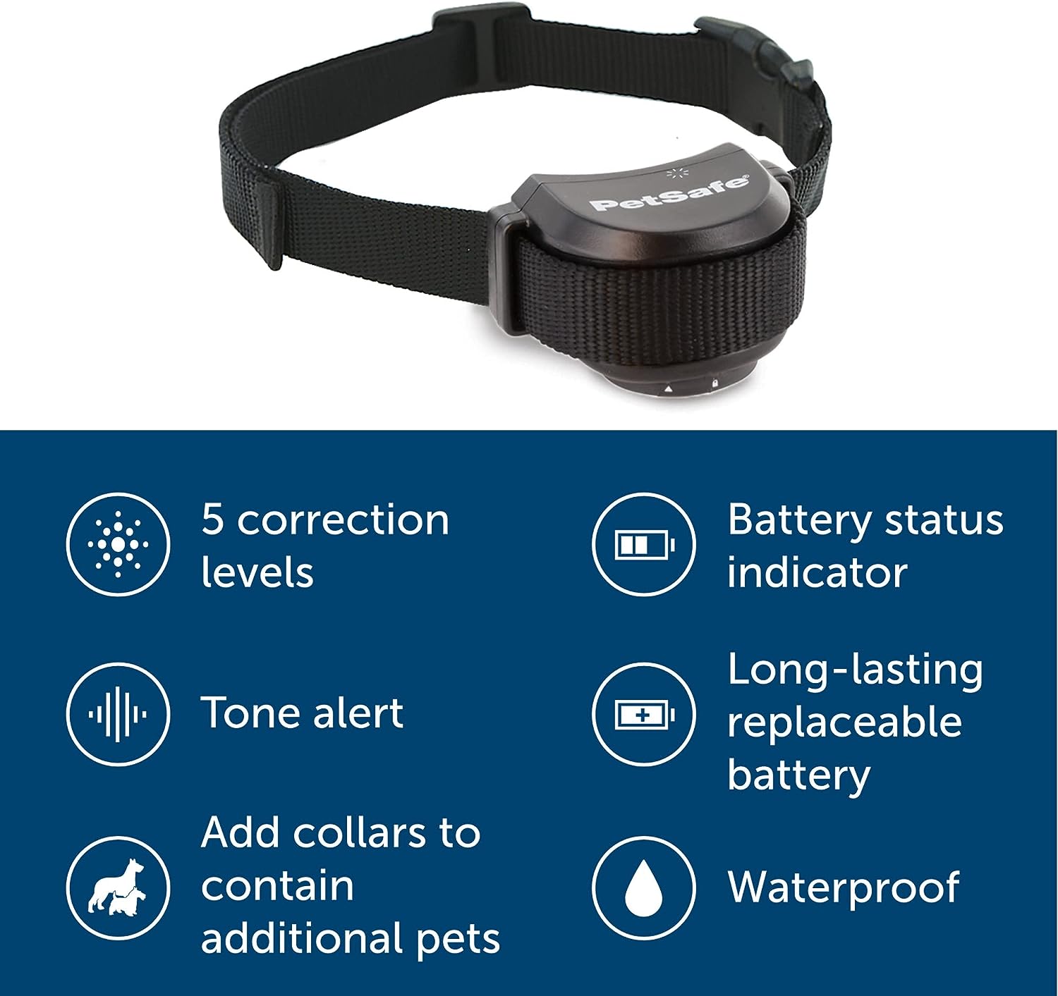 PetSafe Stay  Play Wireless Pet Fence  Replaceable Battery Collar - Circular Boundary Secures up to 3/4 Acre Yard, No-Dig, Americas Safest Wireless Fence From Parent Company INVISIBLE FENCE Brand